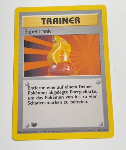 1999 Pokémon Base Set #90 Supertrank — front