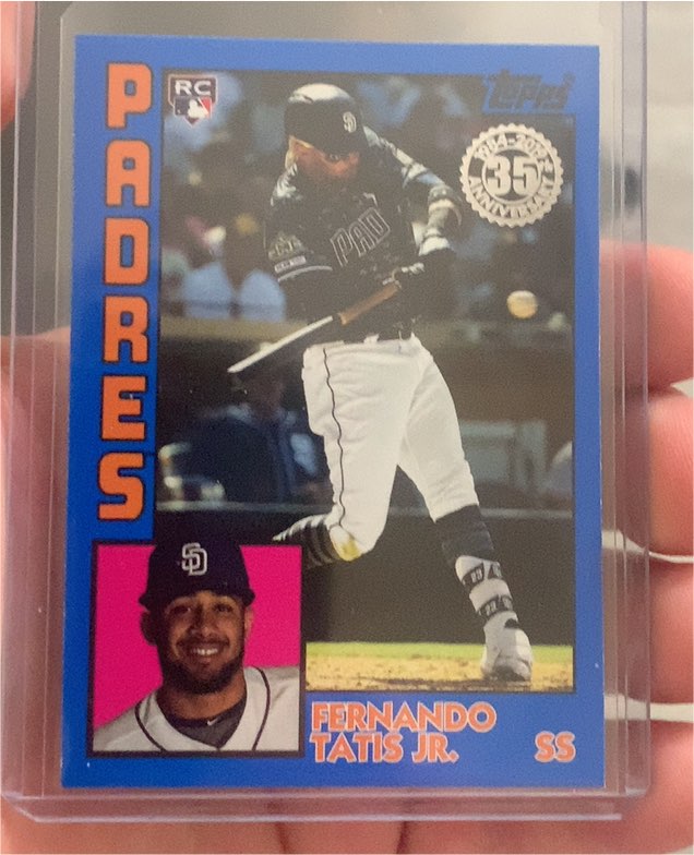 2019 Topps Update 1984 #84-8 Fernando Tatis Jr. — front