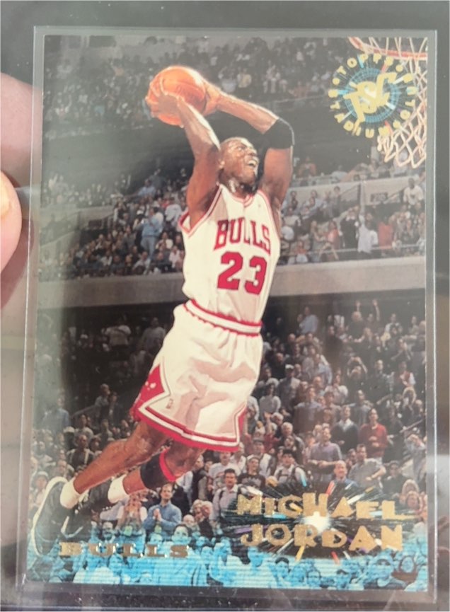 1995-96 Topps Stadium Club #1 Michael Jordan — front