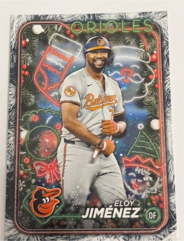 2024 Topps Holiday #H196 Eloy Jiménez — front