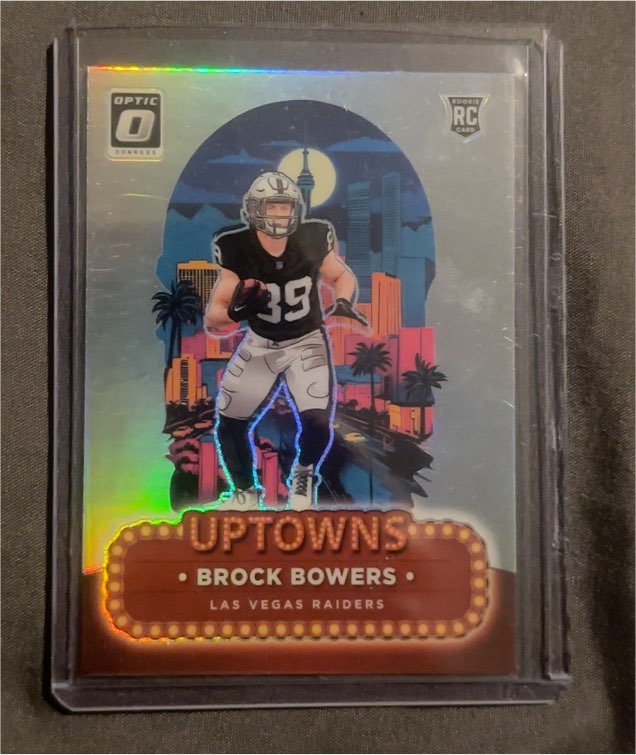 2024 Donruss Optic #8 Brock Bowers Uptowns — front