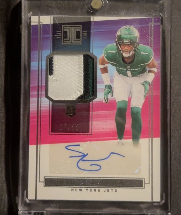 2022 Panini Impeccable - Rookie Patch Autographs Ahmad Gardner #RPA-ASG — front