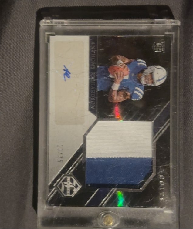 2023 Panini Limited #1 Anthony Richardson Rookie Patch Autograph — front