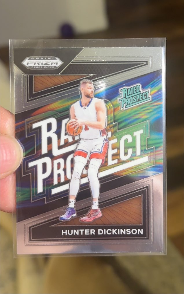 2024 Panini Prizm Draft Picks #5 Hunter Dickinson Rated Prospect — front