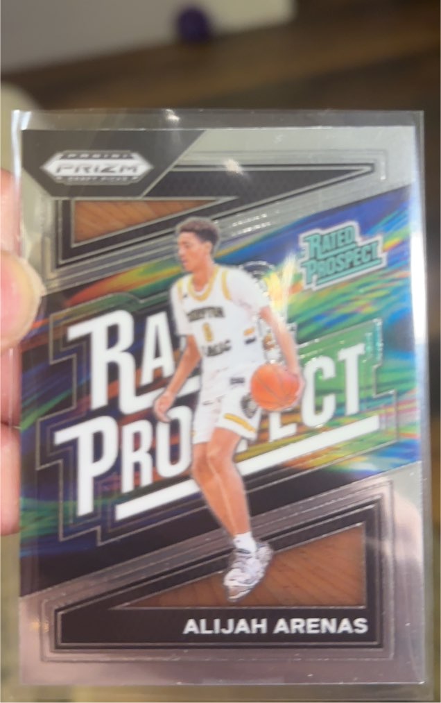 2024 Panini Prizm Draft Picks #6 Alijah Arenas Rated Prospect — front