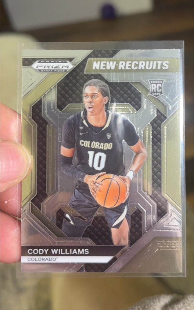 2024 Panini Prizm Draft Picks #22 Cody Williams New Recruits — front