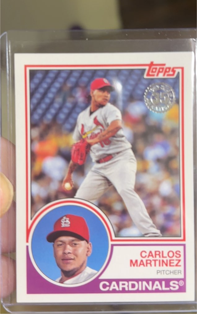 2018 Topps 35th Anniversary #83-16 Carlos Martinez — front