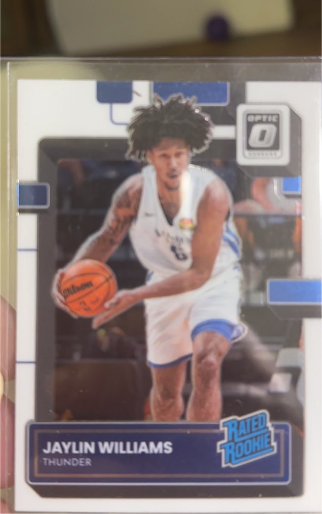 2022-23 Donruss Optic #246 Jaylin Williams — front