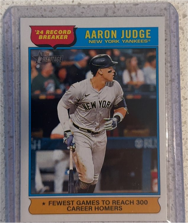 2025 Topps Heritage #3 Aaron Judge — front