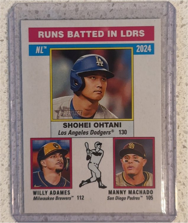 2024 Topps Heritage #130 Shohei Ohtani — front