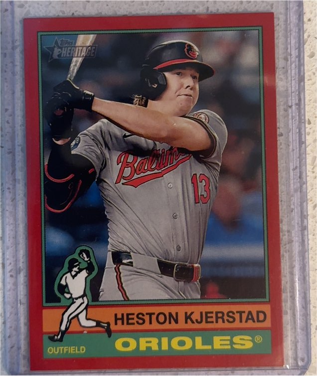 2025 Topps Heritage #87 Heston Kjerstad — front