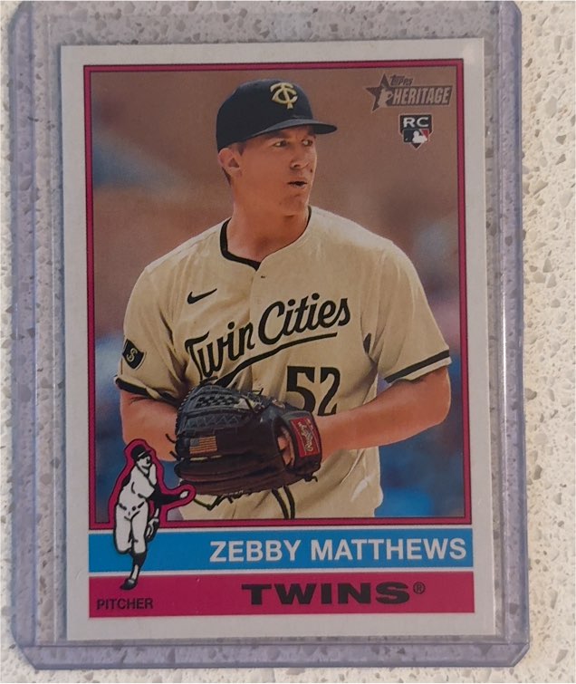 2025 Topps Heritage #309 Zebby Matthews — front