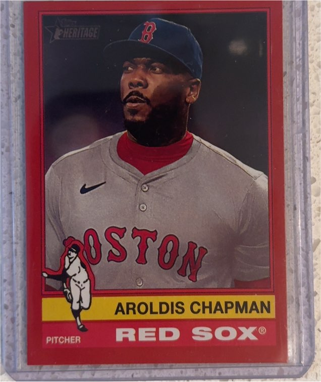 2025 Topps Heritage #24 Aroldis Chapman — front