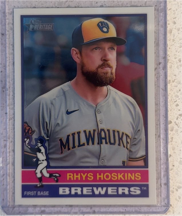 2025 Topps Heritage #291 Rhys Hoskins — front