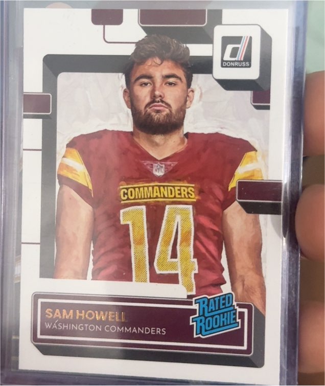 2022 Donruss #305 Sam Howell Rated Rookie — front