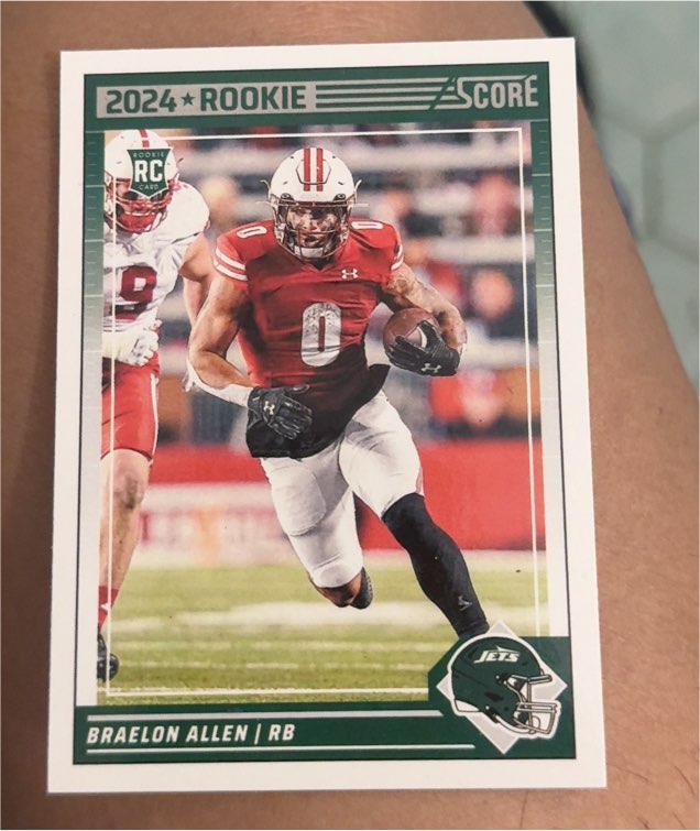 2024 Panini Score #390 Braelon Allen — front