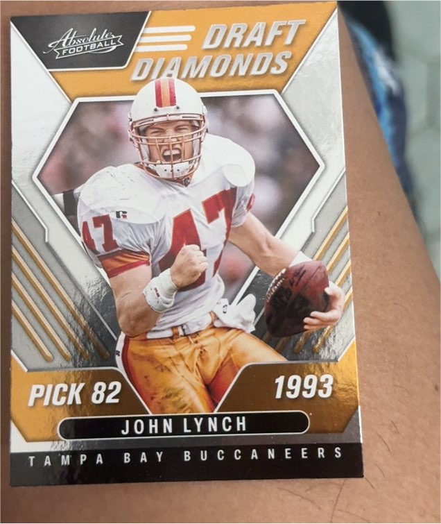 2022 Panini Absolute Draft Diamonds #DD-9 John Lynch — front