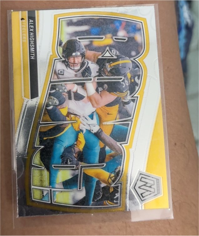 2024 Panini Mosaic Bang! #5 Alex Highsmith — front