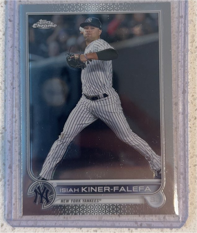 2022 Topps Chrome Update #USC146 Isiah Kiner-Falefa — front