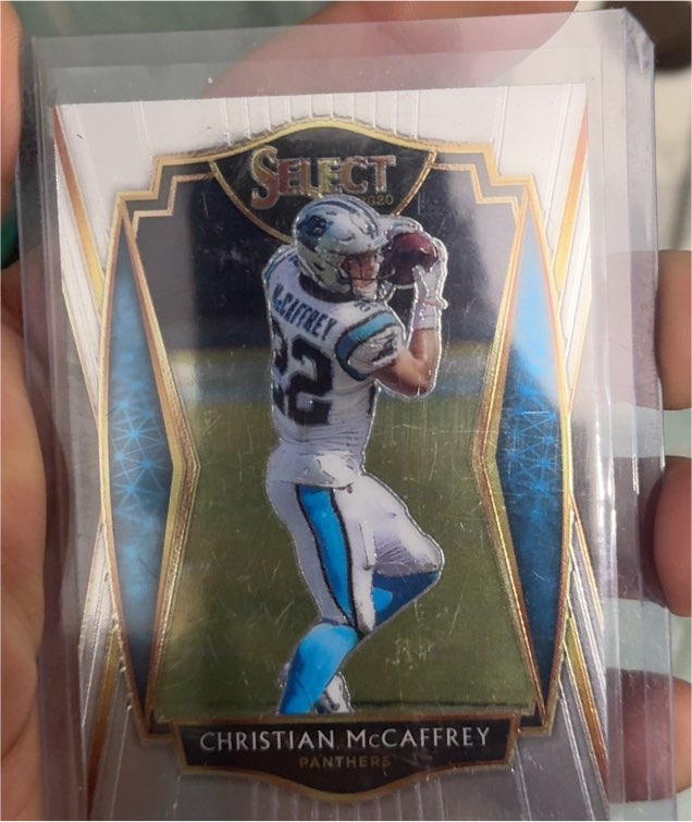 2020 Panini Select #106 Christian McCaffrey Panthers — front