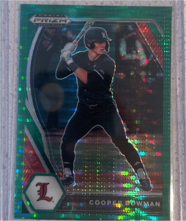 2021 Panini Prizm Draft Picks #PDP122 Cooper Bowman — front