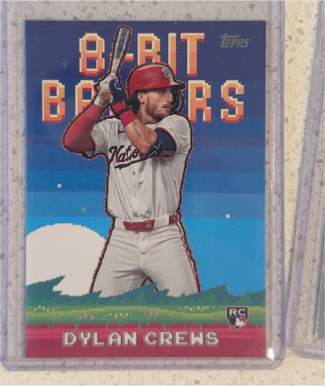 2025 Topps #8B-19 Dylan Crews 8-Bit Ballers — front