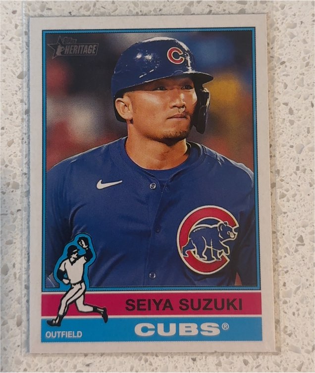 2025 Topps Heritage #253 Seiya Suzuki — front