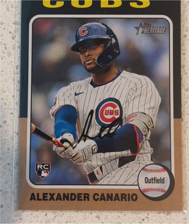 2024 Topps Heritage #676 Alexander Canario — front
