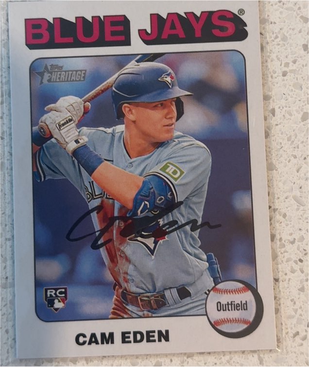 2024 Topps Heritage High Number #678 Cam Eden — front