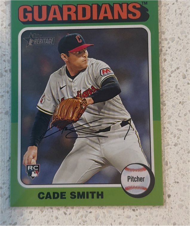 2024 Topps Heritage High Number #611 Cade Smith — front
