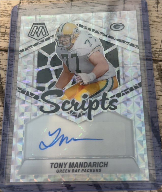 2023 Panini Mosaic #S39 Tony Mandarich Scripts — front
