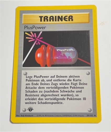 1999 Pokémon Base Set #84 PlusPower — front