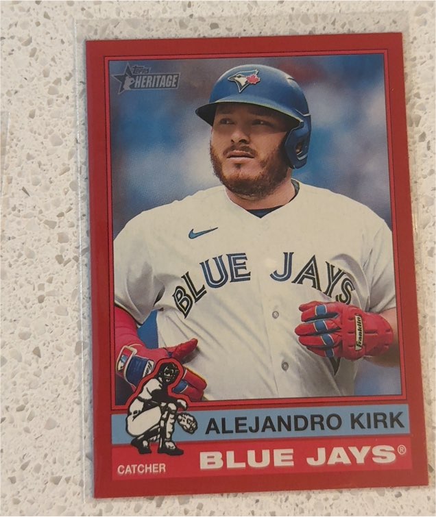2025 Topps Heritage #489 Alejandro Kirk — front
