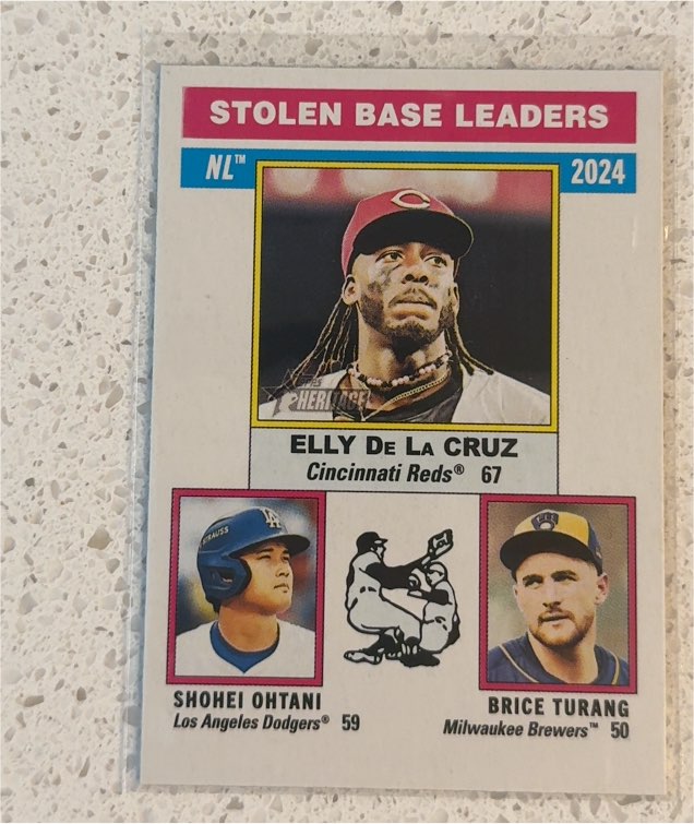 2025 Topps Heritage #197 Elly De La Cruz — front