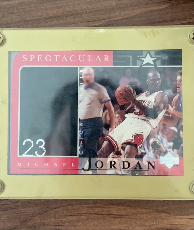 1998 Upper Deck Career Collection #23 Michael Jordan Spectacular Stats — front