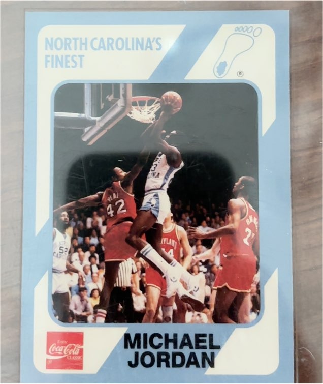 1989 Collegiate Collection North Carolina's Finest #13 Michael Jordan — front