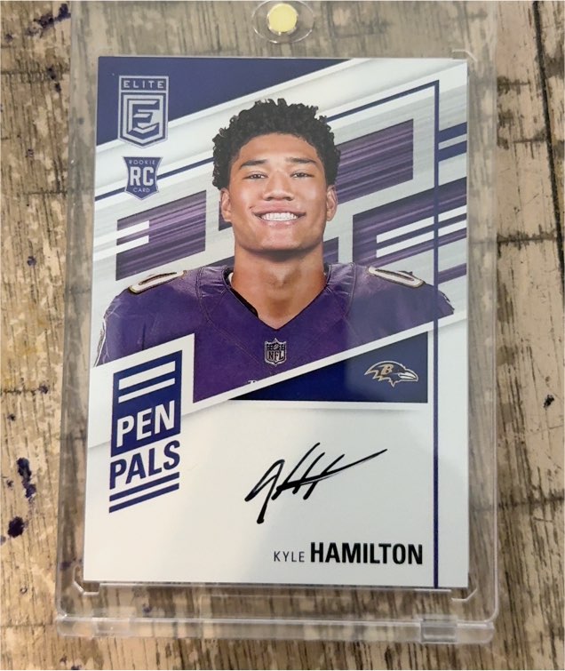 2022 Panini Donruss Elite #PP-KH Kyle Hamilton — front