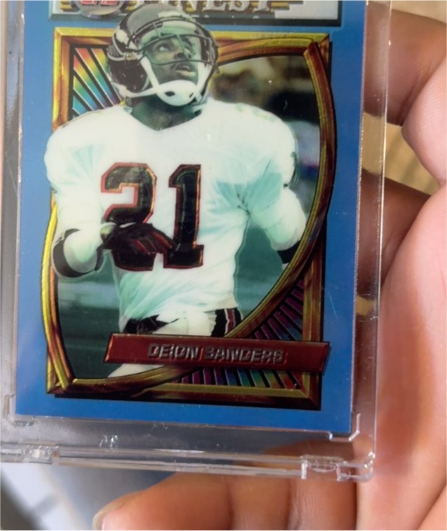 1994 Topps Finest #206 Deion Sanders — front