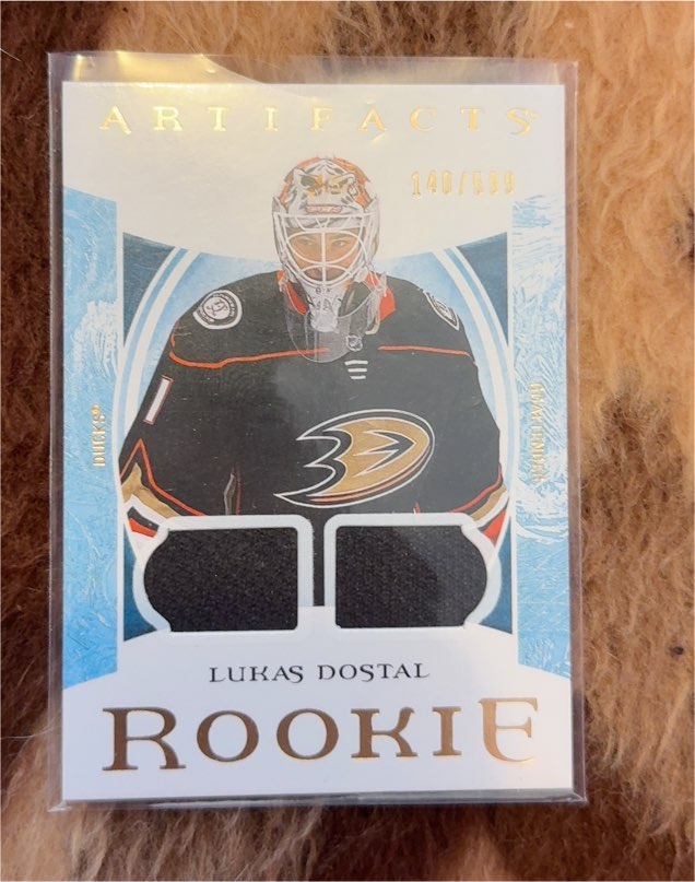 2022-23 Upper Deck Artifacts #174 Lukas Dostal Rookie — front