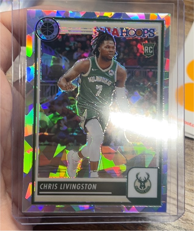 2023-24 Panini NBA Hoops Premium Stock #99 Chris Livingston — front