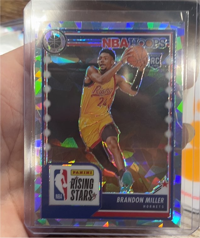 2023-24 Panini NBA Hoops Premium Stock #298 Brandon Miller — front