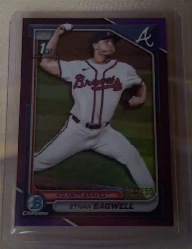2024 Bowman Draft Chrome #BDC-181 Ethan Bagwell — front