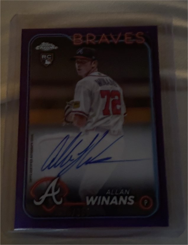 2024 Topps Chrome #RA-AWS Allan Winans — front