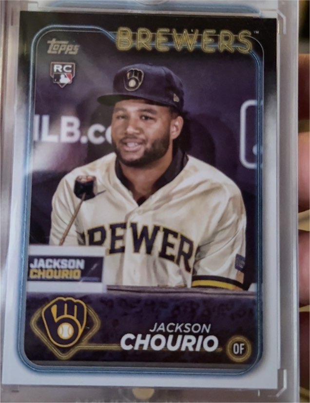 2024 Topps #698 Jackson Chourio — front