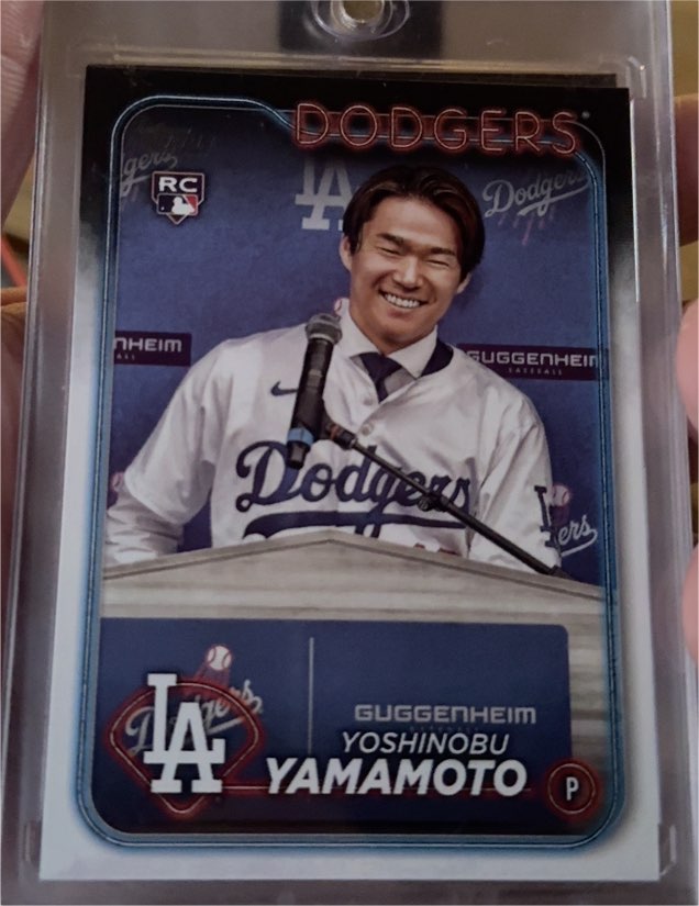 2024 Topps #553 Yoshinobu Yamamoto — front