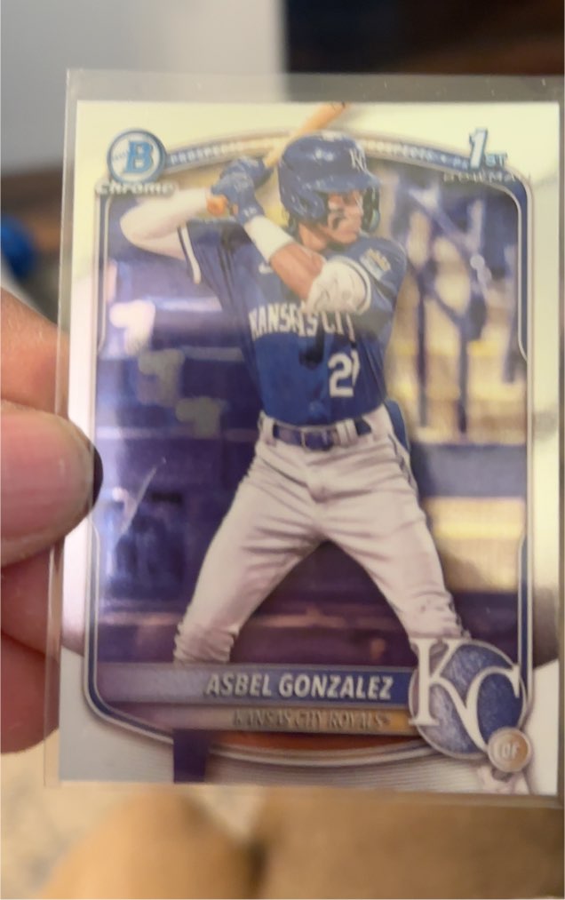 2025 Bowman Chrome #BCP-4 Asbel Gonzalez — front