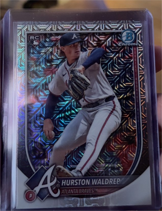 2025 Bowman Chrome #61 Hurston Waldrep — front