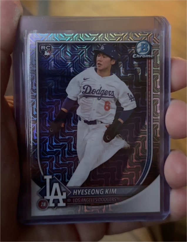 2025 Bowman Chrome #91 Hyeseong Kim — front