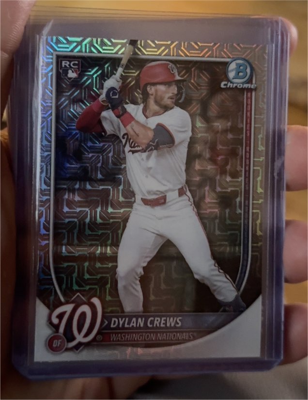 2025 Bowman Chrome #42 Dylan Crews — front