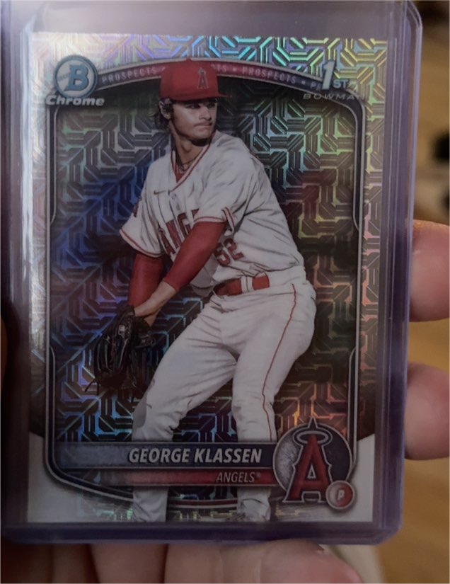 2025 Bowman Chrome #BCP-63 George Klassen — front
